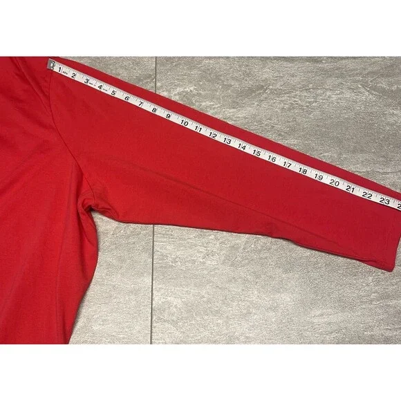 Lot of Lands End 3X Long Sleeve T-Shirts Cotton Valetine Red Purple Amethyst - Picture 4 of 13